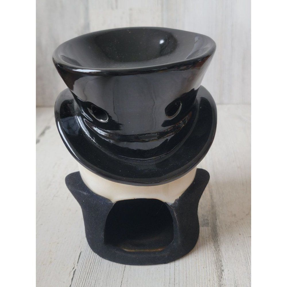 Yankee hand candle boney head skeleton wax warmer tea light holder Halloween - Picture 6 of 9